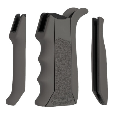 Hogue Modular Overmolded AR-15 Pistol Grip Gray