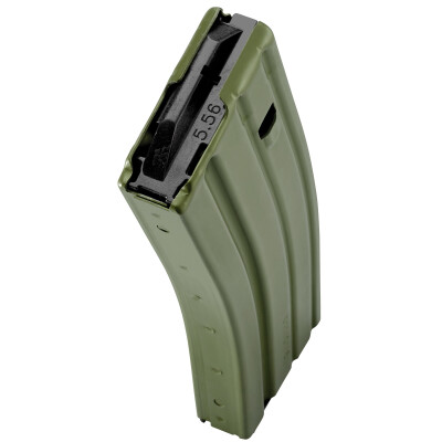 C Products Defense AR-15 5.56 NATO Magazine 30 Rounds Aluminum Construction OD Green Finish