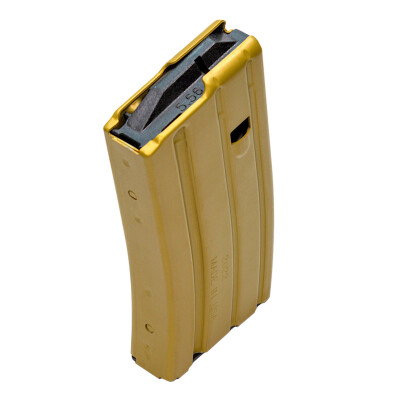 DURAMAG AR-15 Magazine 20 Rounds 5.56/.223 Gold