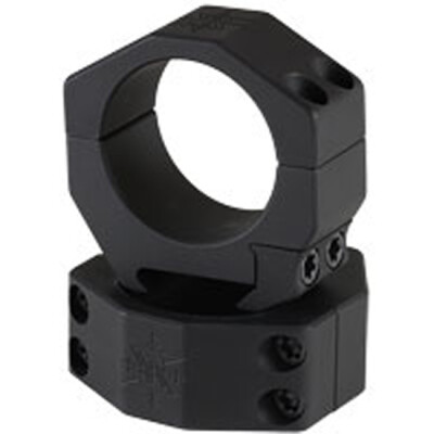 Seekins Precision 34mm Scope Rings X-High Height 4 Screw Aluminum Black
