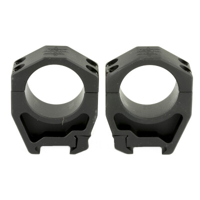 Seekins Precision 34mm Scope Rings AR High Height 4 Screw Aluminum Black