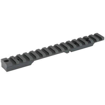 Seekins Precision Remington 700 Short Action 0 MOA One Piece Scope Base 7075-T6 Billet Aluminum Anodized Finish Matte Black