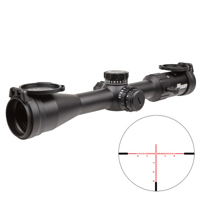 SIG Sauer Whiskey 4 4-16x44mm Rifle Scope FFP Illuminated Milling Hunter Reticle