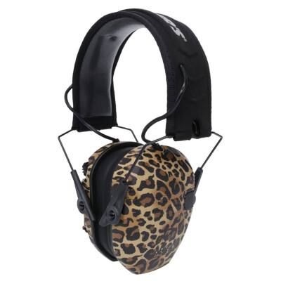 Walker's Game Ear Razor Slim Electronic Earmuff Leopard Print