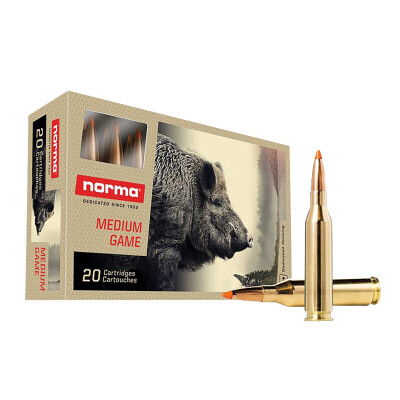 Norma Tipstrike .243 Winchester Ammunition 20 Rounds Polymer Tip 76 Grain