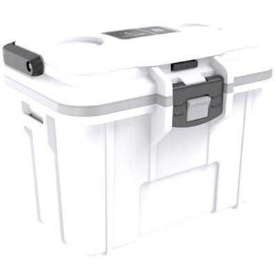 Pelican 8QT Personal Cooler White/Gray