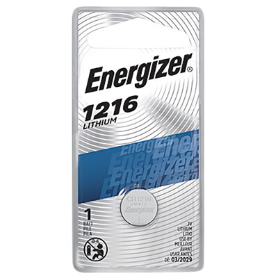 Energizer Lithium Coin 1216 Battery Package of 72