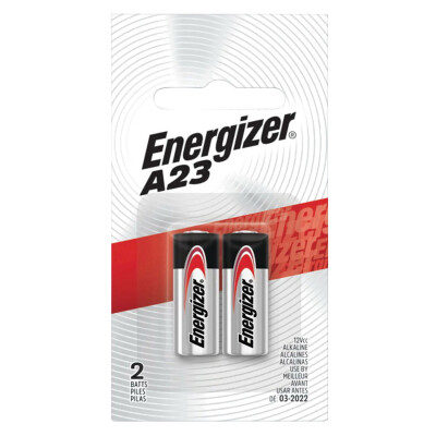 Energizer Miniature Alkaline A23 Battery Package of 72