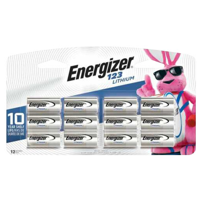 Energizer Lithium 123 Battery 24 Packages of 12 Batteries