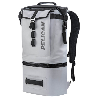 Pelican Dayventure Backpack Cooler 19 Quart Light Gray