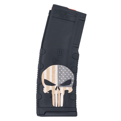 Black Rain Ordnance AR-15 Magazine 30 Rounds 5.56 American Flag Punisher