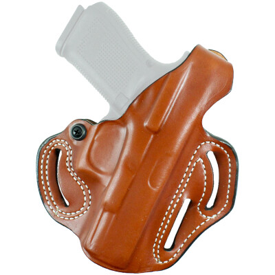 DeSantis Thumb Break Scabbard OWB Springfield Hellcat RDP Holster Tan