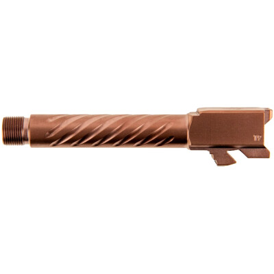 Ballistic Advantage Threaded Barrel for Glock 19 Gen 3-5 Copper Spiral Fluted Premium Series