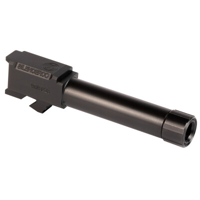 SilencerCo For Glock 26 Gen 1-5 9mm Luger Threaded Barrel Black