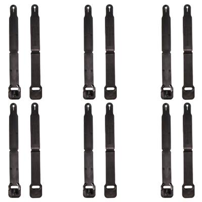 HSGI Clips for MOLLE/PALS Short Black 12-Pack