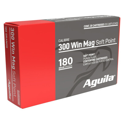 Aguila .300 Win Mag Ammunition 20 Rounds SP 180 Grain