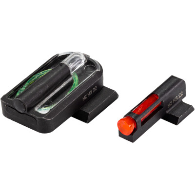 HIVIZ FASTDOT H3 Tritium/Fiber Optic Sights for S&W M&P