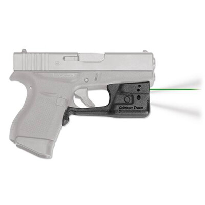 Crimson Trace LaserGuard Pro Light/Laser Combo Glock 42/43 150 Lumen LED White Light/5mW Green Laser Polymer Housing Matte Black