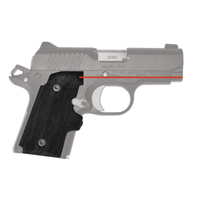 Crimson Trace LG-409 LaserGrips Red Laser Fits Kimber Micro 9 Matte Black