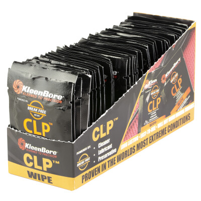 KleenBore CLP Firearm Cleaning Wipes 50-Pack