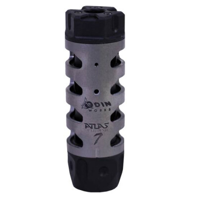 ODIN Works ATLAS 7 Adjustable Compensator 7.62/30 Caliber Titanium/Stainless Steel