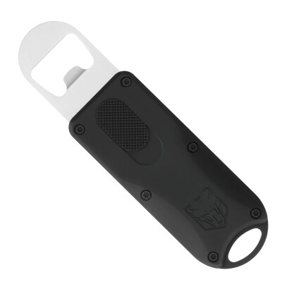 CobraTec OTF Bottle Opener Aluminum/Steel Black