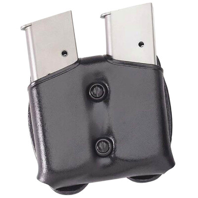 Galco Cop Double Magazine Case PT140 Ambi Leather Black