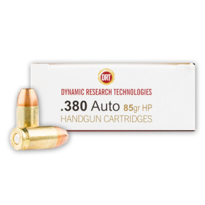 DRT .380 ACP Ammunition 20 Rounds DRT-JHP 85 Grain