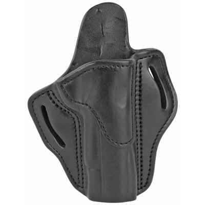 1791 Gunleather Open Top Multi-Fit OWB Belt Holster for Full Size 1911 Semi Auto Models Right Hand Draw Leather Stealth Black