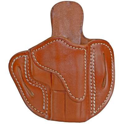 1791 Gunleather Optic Ready Open Top Multi-Fit 2.1 OWB Belt Holster for Sub Compact/Compact/Full Size Semi Auto Models Right Hand Draw Leather Classic Brown