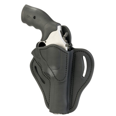 1791 Gunleather RVH-2 OWB Belt Holster for K/L Frame Revolvers Right Hand Draw Leather Black