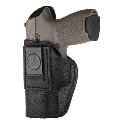 1791 Gunleather Smooth SCH-2 Multi-Fit IWB Concealment Holster for J Frame Revolvers Left Hand Draw Leather Black