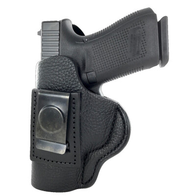 1791 Gunleather Smooth SCH-4 Multi-Fit IWB Concealment Holster for Full Size Semi Auto Pistols Left Hand Draw Leather Black