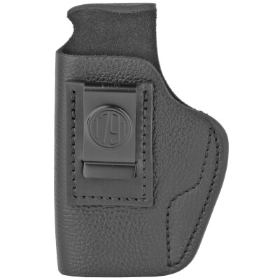 1791 Gunleather Smooth SCH-5 Multi-Fit IWB Concealment Holster for Large Compacts with Rails Semi Auto Pistols Left Hand Draw Leather Black