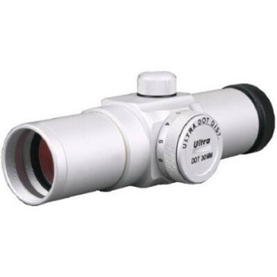 Ultradot 30 Red Dot Sight 4 MOA Dot 1 MOA 30mm Tube Silver with Rings ULDT-0304S