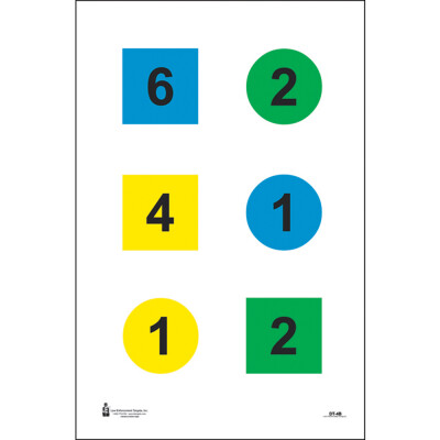 Action Target Discretionary Command Training Paper Target 23"x35" 100 Count