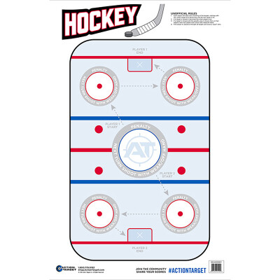Action Target Ice Hockey Target 23" x 35" 100 Count