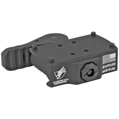 ADM Burris Fastfire Mount Low Height Standard QD Auto Lock Standard Lever Aluminum Black