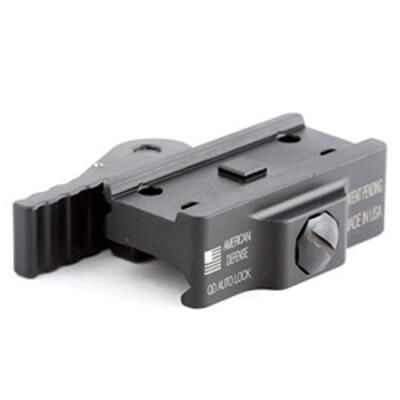 ADM Aimpoint T1/T2/H1/H2 Mount Low Height Standard QD Lever Aluminum Black
