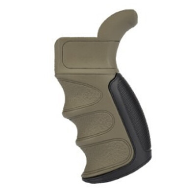 Advanced Technology AR-15 X1 Scorpion Recoil Pistol Grip Finger Grooves Polymer Flat Dark Earth