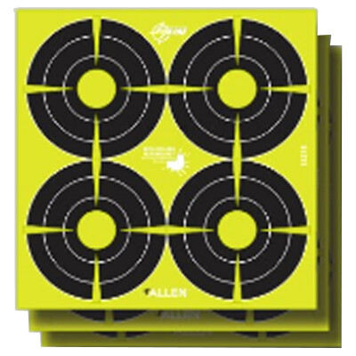 Allen Company EZ Aim Non-Adhesive Splash 4 Spot Target 12"x12" 12 Pack