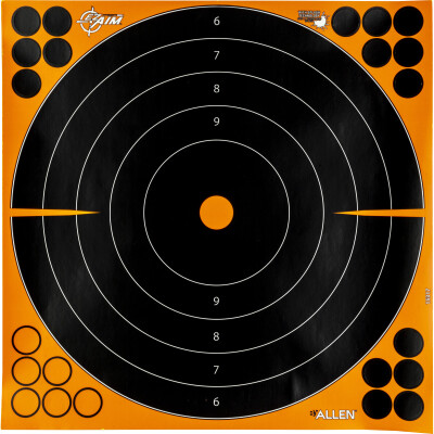 Allen EZ Aim Adhesive Bullseye 12" Targets 25 Sheets