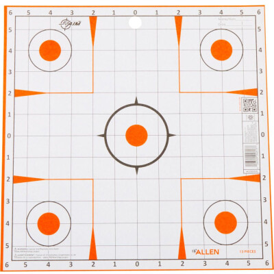 Allen EZ Aim Sight In Target 12"x12" 5 Pack
