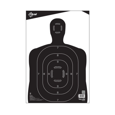 Allen EZ Aim Silhouette Paper Target 25 Pack