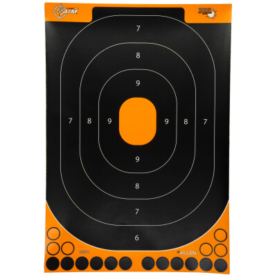 Allen EZ-Aim Adhesive Splash Silhouette Target 25pk