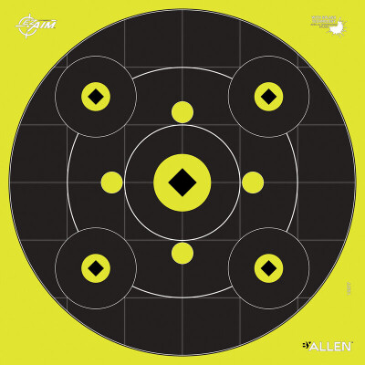 Allen EZ Aim Splash Paper Target 12 Pack