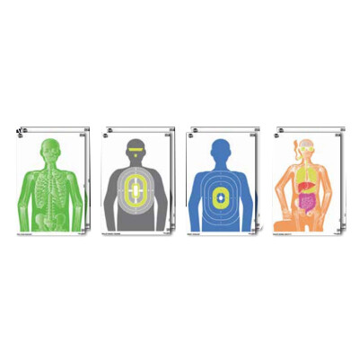 Allen Company EZ Aim Fun Imposing Figures Silhouette Targets 12x18 inch 8 Pack