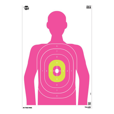 Allen EZ-Aim Fun in the Pink Silhouette Target 8pk 12"x18"