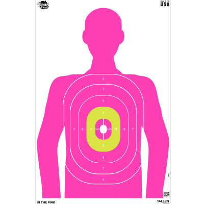 Allen Company EZ Aim Fun In The Pink Silhouette Target 23x35 inch 3 Pack