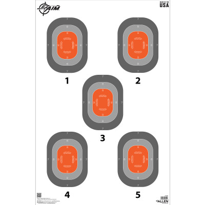 Allen EZ Aim 5-Spot Paper Target 23"x35" 50pk